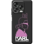 Чорний чохол BoxFace Nubia V70 Design Pink Karl