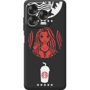 Чорний чохол BoxFace Nubia V70 Design RedWhite Coffee