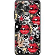 Чорний чохол BoxFace Nubia V70 Design Rock Graffiti