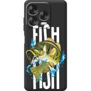 Чорний чохол BoxFace Nubia V70 Design Fish