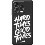 Чорний чохол BoxFace Nubia V70 Design Hard Times Good Times