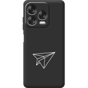 Чорний чохол BoxFace Nubia V70 Design Paper Plane