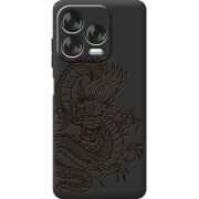Чорний чохол BoxFace Nubia V70 Design Chinese Dragon