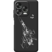 Чорний чохол BoxFace Nubia V70 Design Військовий літак