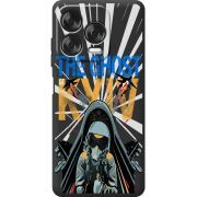 Чорний чохол BoxFace Nubia V70 Design Привид Києва в дії