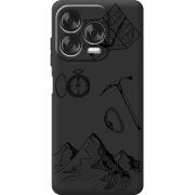 Чорний чохол BoxFace Nubia V70 Design Mountains