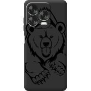 Чорний чохол BoxFace Nubia V70 Design Grizzly Bear