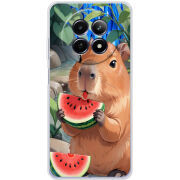 Чохол BoxFace Realme 13 5G Капібара з кавуном