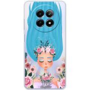Прозорий чохол BoxFace Realme 13 5G Blue Hair