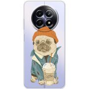 Прозорий чохол BoxFace Realme 13 5G Dog Coffeeman