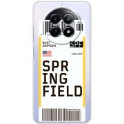 Прозорий чохол BoxFace Realme 13 5G Ticket Springfield