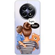Прозорий чохол BoxFace Realme 13 5G Super Mama and Son