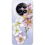 Прозорий чохол BoxFace Realme 13 5G Cherry Blossom