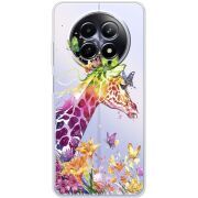 Прозорий чохол BoxFace Realme 13 5G Colorful Giraffe