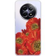 Прозорий чохол BoxFace Realme 13 5G Red Poppies