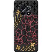 Чорний чохол BoxFace Realme 13 5G FranceFlowers
