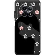 Чорний чохол BoxFace Realme 13 5G Flower Hair