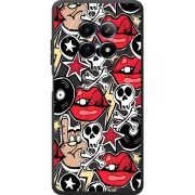 Чорний чохол BoxFace Realme 13 5G Rock Graffiti