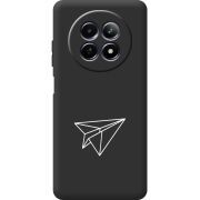 Чорний чохол BoxFace Realme 13 5G Paper Plane