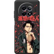 Чорний чохол BoxFace Realme 13 5G Атака Титанов Леви
