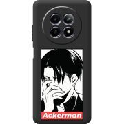 Чорний чохол BoxFace Realme 13 5G Attack On Titan - Ackerman