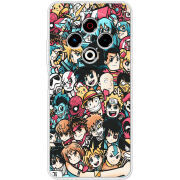 Чохол BoxFace Tecno Spark 30 4G Anime Stickers