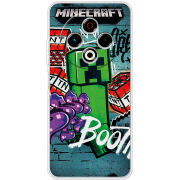 Чохол BoxFace Tecno Spark 30 4G Minecraft Graffiti