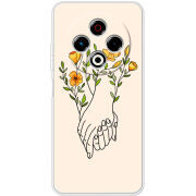 Чохол BoxFace Tecno Spark 30 4G Flower Hands