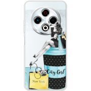 Прозорий чохол BoxFace Tecno Spark 30 4G City Girl