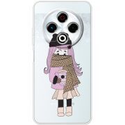 Прозорий чохол BoxFace Tecno Spark 30 4G Winter Morning Girl