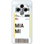 Прозорий чохол BoxFace Tecno Spark 30 4G Ticket Miami