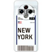 Прозорий чохол BoxFace Tecno Spark 30 4G Ticket New York