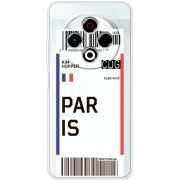 Прозорий чохол BoxFace Tecno Spark 30 4G Ticket Paris