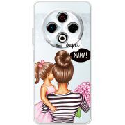 Прозорий чохол BoxFace Tecno Spark 30 4G Super Mama and Daughter