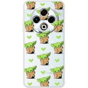 Прозорий чохол BoxFace Tecno Spark 30 4G Pattern Baby Yoda