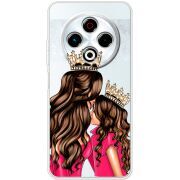 Прозорий чохол BoxFace Tecno Spark 30 4G Queen and Princess