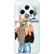 Прозорий чохол BoxFace Tecno Spark 30 4G Follow Your Dreams
