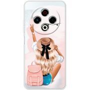 Прозорий чохол BoxFace Tecno Spark 30 4G Travel Girl