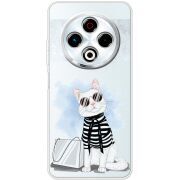 Прозорий чохол BoxFace Tecno Spark 30 4G Cat Style