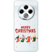 Прозорий чохол BoxFace Tecno Spark 30 4G Merry Christmas