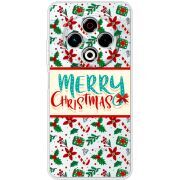 Прозорий чохол BoxFace Tecno Spark 30 4G Vintage Christmas Pattern