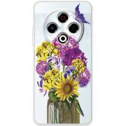 Прозорий чохол BoxFace Tecno Spark 30 4G My Bouquet