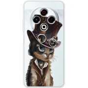 Прозорий чохол BoxFace Tecno Spark 30 4G Steampunk Cat