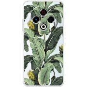 Прозорий чохол BoxFace Tecno Spark 30 4G Banana Leaves