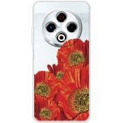 Прозорий чохол BoxFace Tecno Spark 30 4G Red Poppies