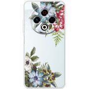 Прозорий чохол BoxFace Tecno Spark 30 4G Floral