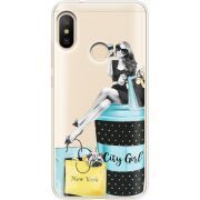 Прозрачный чехол Uprint Xiaomi Mi A2 Lite City Girl