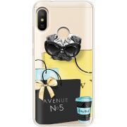 Прозрачный чехол Uprint Xiaomi Mi A2 Lite Fashion Pug