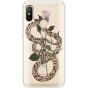 Прозрачный чехол Uprint Xiaomi Mi A2 Lite Glamor Snake