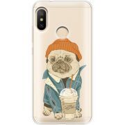 Прозрачный чехол Uprint Xiaomi Mi A2 Lite Dog Coffeeman